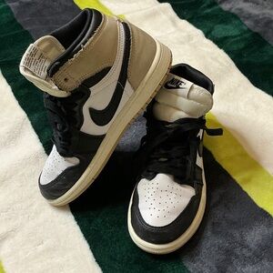 Nike Kids Black and White High-Top Sneakers